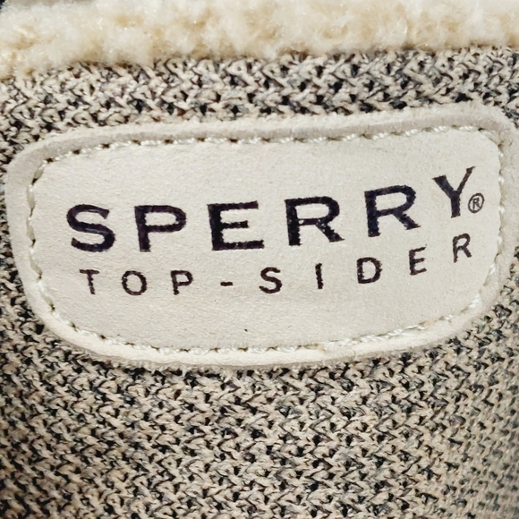 Sperry Top-sider Tall Women Tan Leather Fur Non-Marking Lace Up Ankle Boots B373 - Picture 8 of 12